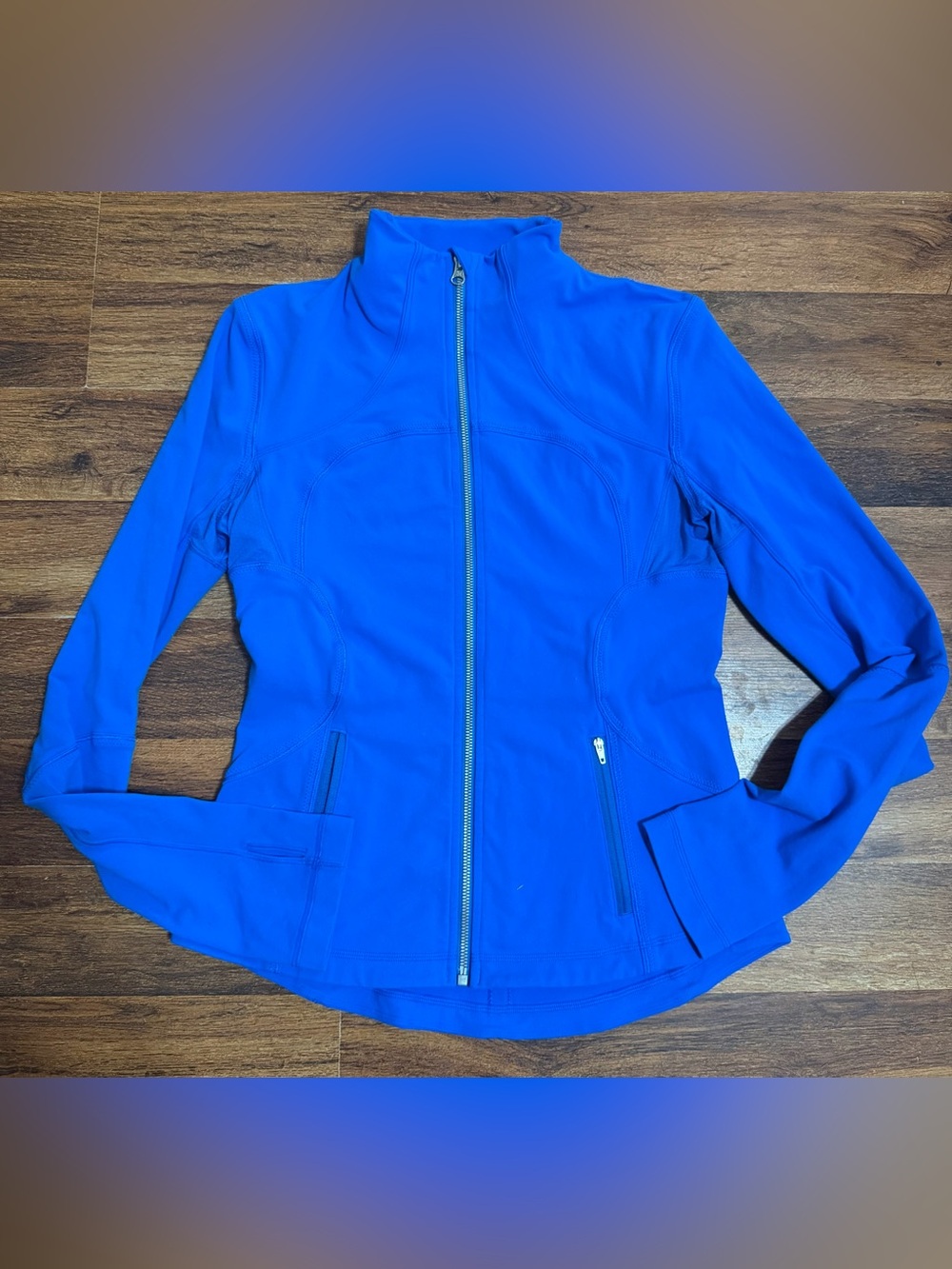 lululemon athletica Electric Blue Full-Zip Long Sleeve Jacket